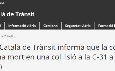 Cconductora d’un turisme ha mort a Ventalló (Alt Empordà)